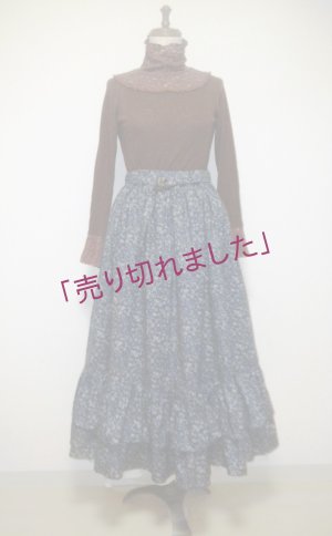 画像1: ダブルラッフル・ギャザ-スカート