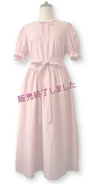 画像3: ピンクパフスリーブドレス