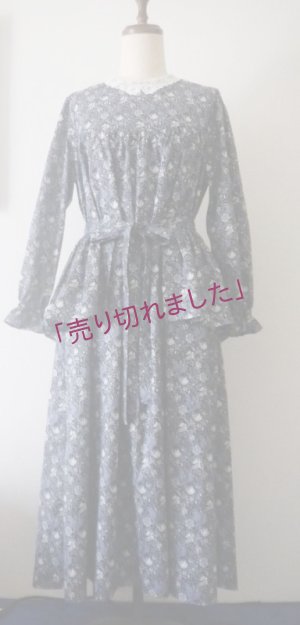 画像1: 新発売　レース襟-3ＷＡＹ-ドレス（ＲＥＡＤＹＭＡＤＥチャコールグレー）