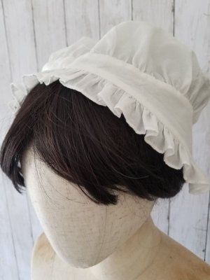 画像3: 【受注仕立て】Victorian Day Cap　／ワンサイズフリー／