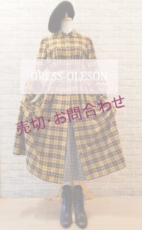 【受注仕立て】【重宝な一着】GOOD-DAYS-DRESS／通年仕様のコットン・ロイヤルタータンチェック／