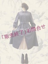 素敵ｘ素敵なフレンチアンティーク柄【重宝な一着】GOOD-DAYS-DRESS／コート風ワンピース／通年着用／