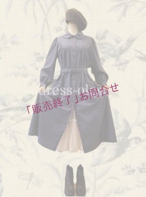 画像1: 素敵ｘ素敵なフレンチアンティーク柄【重宝な一着】GOOD-DAYS-DRESS／コート風ワンピース／通年着用／