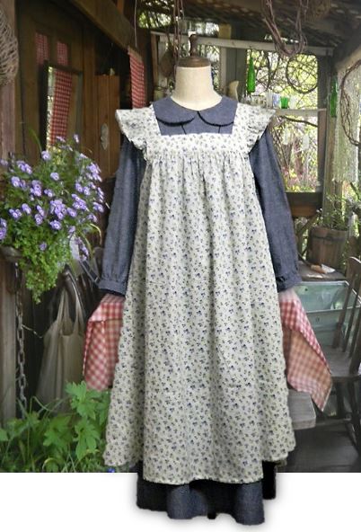 Dress Oleson ローラ服 Handmade ティヤードスカート ペチコート 花柄ワンピース